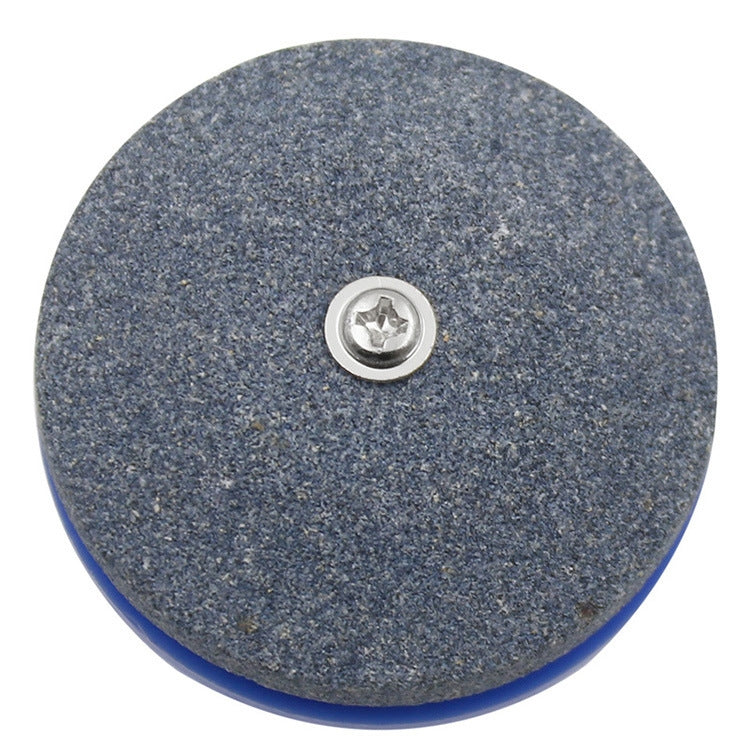 6 PCS Grinding Stone Industrial Electric Sharpener Mower Grinding Tool Wear Resistant Grinding Head, Plastic Blue, Plastic Black, Plastic Cyan, Plastic Red, Plastic Orange, Plastic Dark Blue, Metal