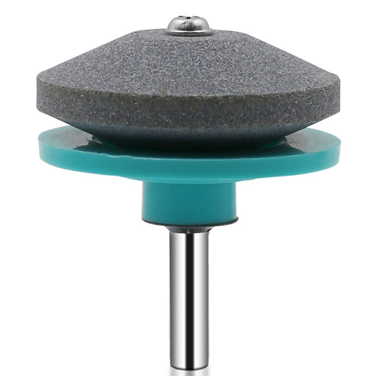6 PCS Grinding Stone Industrial Electric Sharpener Mower Grinding Tool Wear Resistant Grinding Head, Plastic Blue, Plastic Black, Plastic Cyan, Plastic Red, Plastic Orange, Plastic Dark Blue, Metal