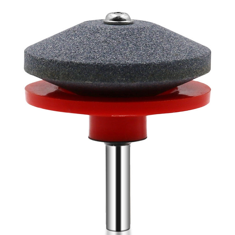 6 PCS Grinding Stone Industrial Electric Sharpener Mower Grinding Tool Wear Resistant Grinding Head, Plastic Blue, Plastic Black, Plastic Cyan, Plastic Red, Plastic Orange, Plastic Dark Blue, Metal