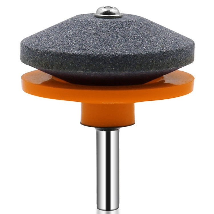 6 PCS Grinding Stone Industrial Electric Sharpener Mower Grinding Tool Wear Resistant Grinding Head, Plastic Blue, Plastic Black, Plastic Cyan, Plastic Red, Plastic Orange, Plastic Dark Blue, Metal