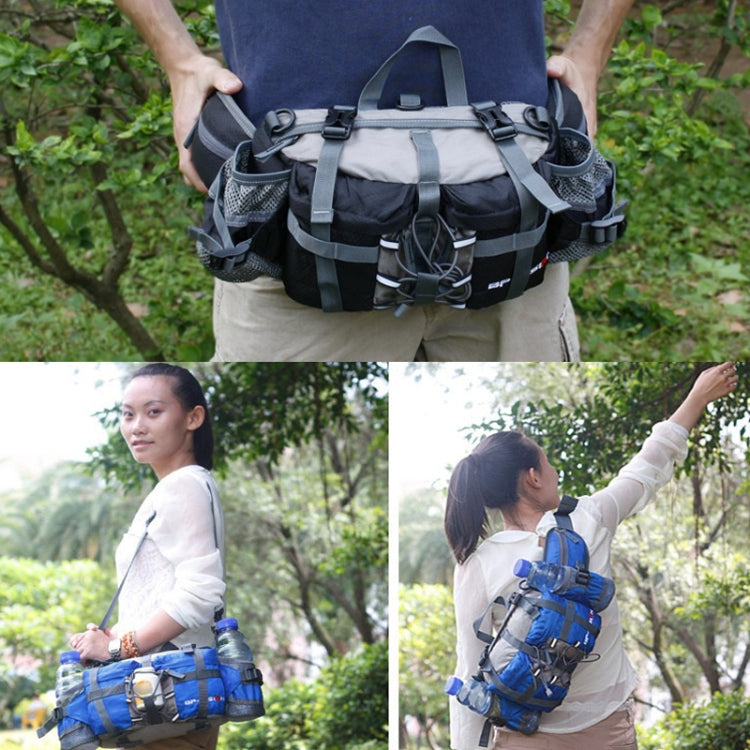 5L Outdoor Sports Multifunctional Cycling Hiking Waist Bag Waterproof Large-Capacity Kettle Bag, 28.5 x 15 x 13cm