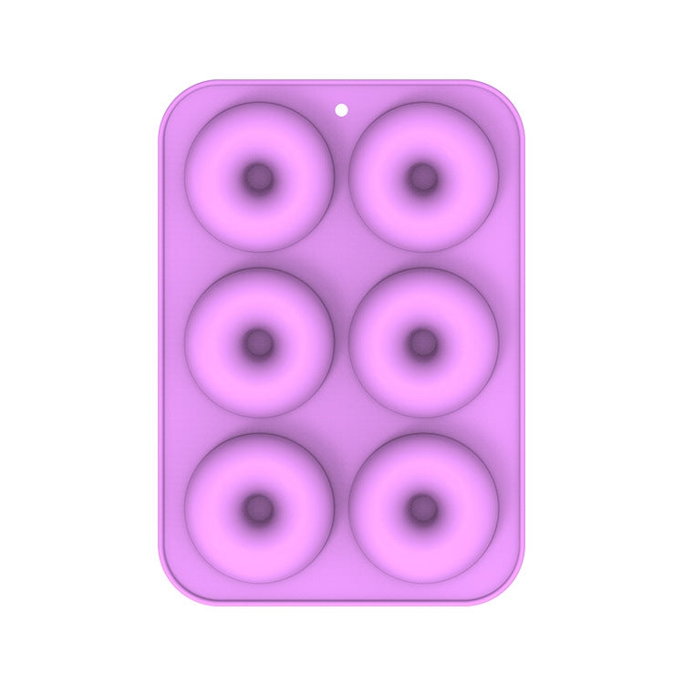 Oven Baking Tools Silicone Cake Donut Mold, 8 Even Brown, 6 Even Blue, 6 Even Purple, 6 Even Green, 6 Even Orange, 6 Even Yellow, 6 Even Red