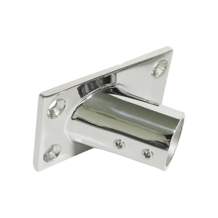 Thicken 316 Stainless Steel 60-Degree Square Tube Base Marine Boat Hardwares, Specifications:, 22mm, 25mm
