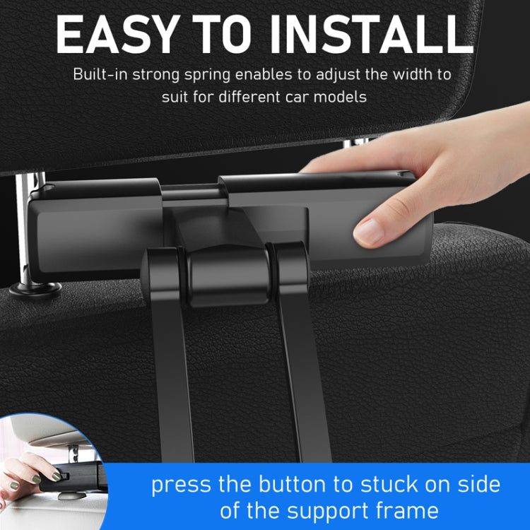 Pb-48 Car Post-Row Back Pillow Mobile Phone Holder Back Seat Flat Telescopic Bracket, Pb-48