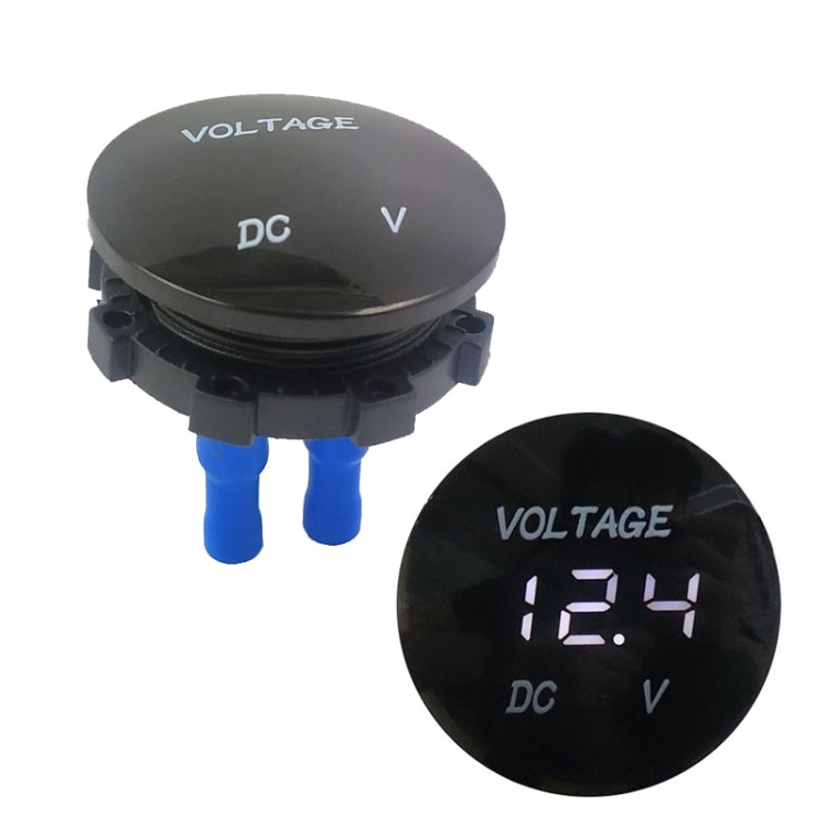 DC12-24V Automotive Battery DC Digital Display Voltage Meter Modified Measuring Instrument, DC12-24V(Blue Light), DC12-24V(Red Light), DC12-24V(Green Light), DC12-24V(White Light), DC12-24V(Orange Light)