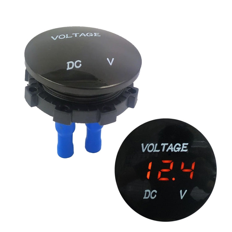 DC12-24V Automotive Battery DC Digital Display Voltage Meter Modified Measuring Instrument, DC12-24V(Blue Light), DC12-24V(Red Light), DC12-24V(Green Light), DC12-24V(White Light), DC12-24V(Orange Light)