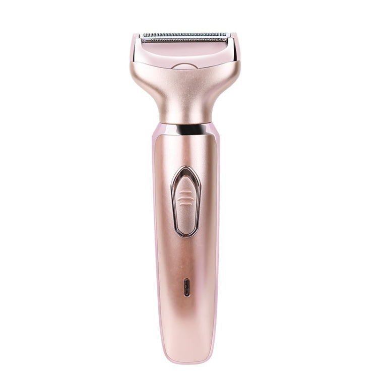 ماكينة حلاقة SONAX PRO SN-8977 للسيدات، 2 في 1، قابلة للغسل، شحن USB، جهاز إزالة الشعر، 2 في 1 (ذهبي وردي)