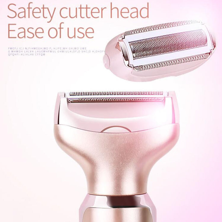 ماكينة حلاقة SONAX PRO SN-8977 للسيدات، 2 في 1، قابلة للغسل، شحن USB، جهاز إزالة الشعر، 2 في 1 (ذهبي وردي)