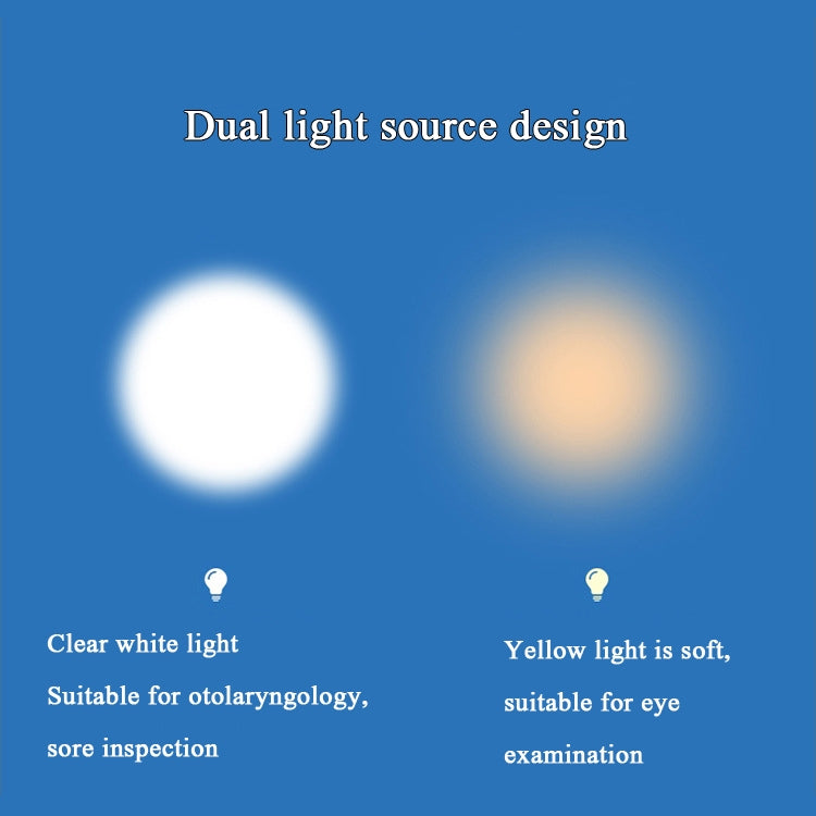 Flashlight Pupil Pen Light Yellow White Dual Light Source Dental Light LED Stainless Steel Morning Inspection Light, Flashlight Pupil Pen Light (Silver), Flashlight Pupil Pen Light (Black)