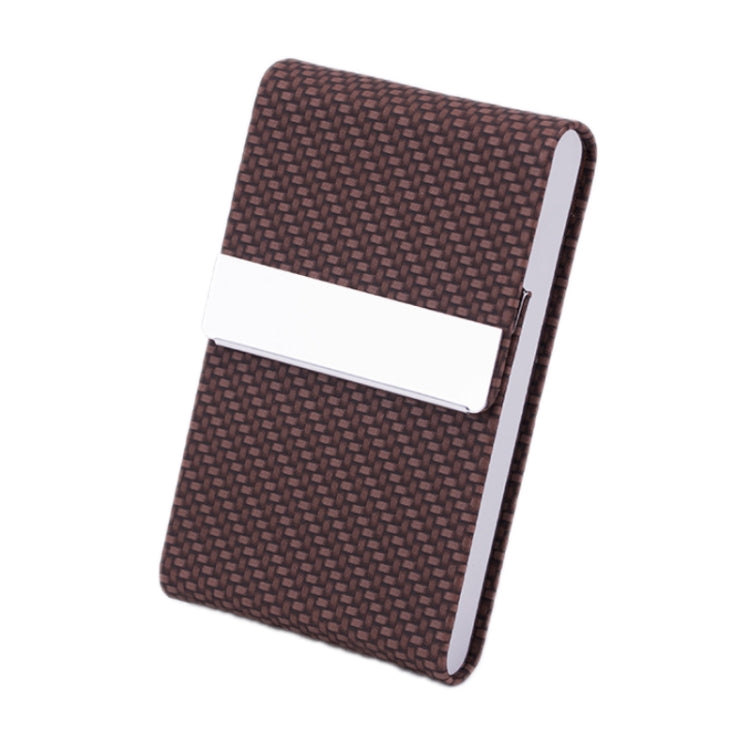 Advertising Business Card Case Business Practical Craft Gift, Red, Purple, Black, Brown, Gray, Pink, Apricot, Woven Black, Woven Coffee, Woven Blue, Woven Apricot, Woven Green