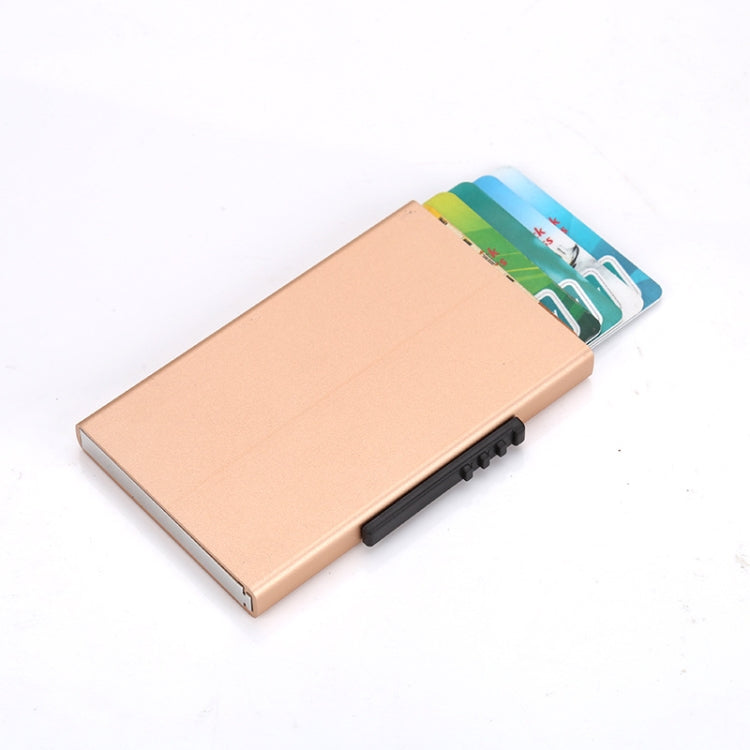 RFID Anti-Theft And Anti-Magnetic Aluminum Alloy Credit Card Case, Red, Blue, Black, Golden, Silver, Gray