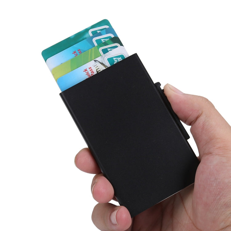 RFID Anti-Theft And Anti-Magnetic Aluminum Alloy Credit Card Case, Red, Blue, Black, Golden, Silver, Gray