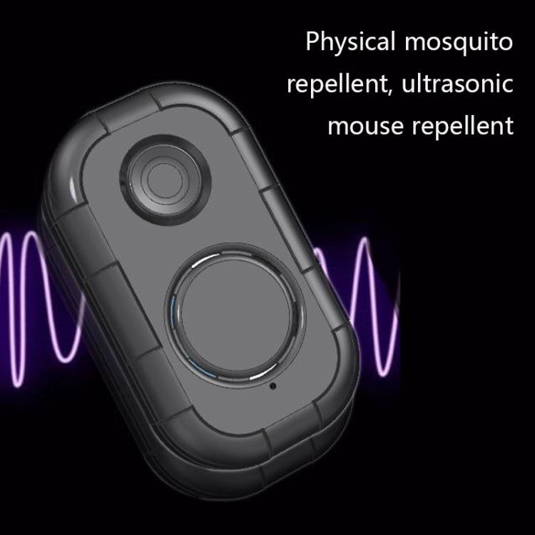 H20 Ultrasonic USB Mosquito Repellent Portable Outdoor Mini Insect Repellent, Black, Green