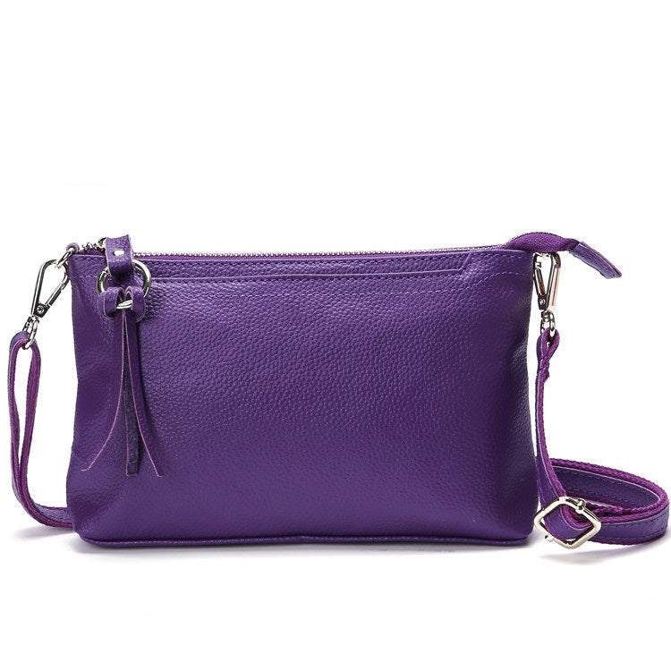 Ladies Large-Capacity Shoulder Bag Tassel All-Match Casual Messenger Bag, Red, Navy Blue, Black, Brown, Deep Purple, Rose Red, Light Purple, Royal Blue, Ink Green, Jujube Red, Light Brown