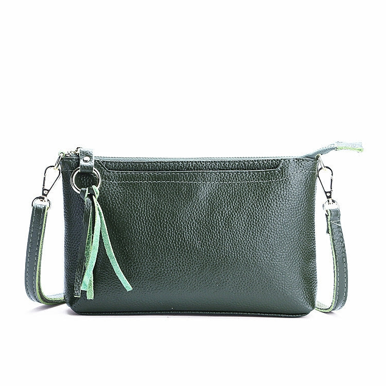 Ladies Large-Capacity Shoulder Bag Tassel All-Match Casual Messenger Bag, Red, Navy Blue, Black, Brown, Deep Purple, Rose Red, Light Purple, Royal Blue, Ink Green, Jujube Red, Light Brown
