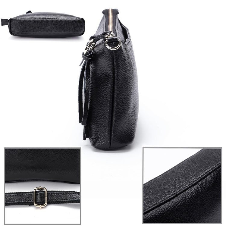 Ladies Large-Capacity Shoulder Bag Tassel All-Match Casual Messenger Bag, Red, Navy Blue, Black, Brown, Deep Purple, Rose Red, Light Purple, Royal Blue, Ink Green, Jujube Red, Light Brown