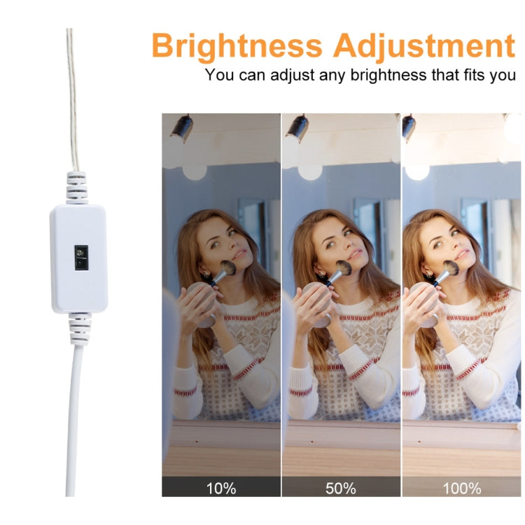 LED Mirror Front Lamp USB Infrared Sensor Makeup Mirror Fill Light, 2 in 1 Infrared Sensor, 6 in 1 Infrared Sensor, 10 in 1 Infrared Sensor, 14 in 1 Infrared Sensor