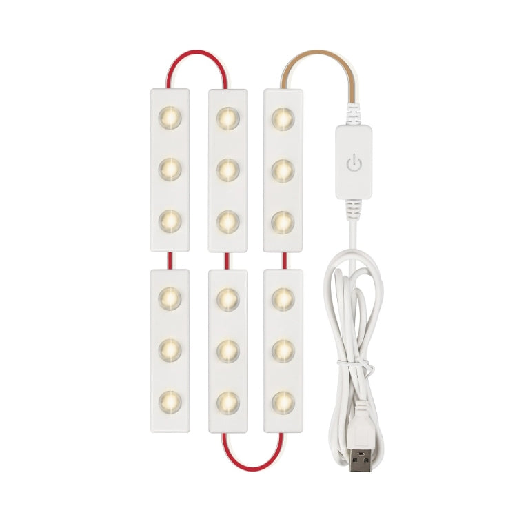 LED Mirror Front Lamp USB Touch Sensor Switch Makeup Live Broadcast Fill Light, 2 in 1 Touch Sensor, 6 in 1 Touch Sensor, 10 in 1 Touch Sensor, 14 in 1 Touch Sensor