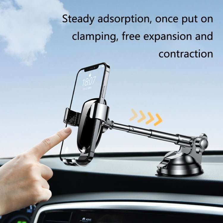 OATSBASF 03513 Phone Car Magnetic Telescopic Bracket Suction Cup Type Navigation Mobile Phone Bracket, 03513