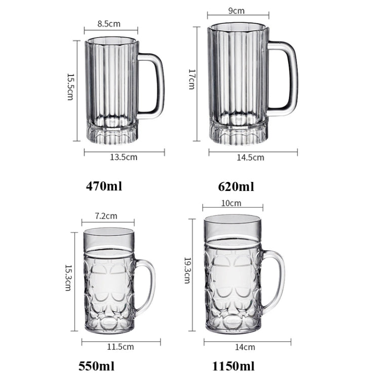 Acrylic Beer Glass KTV Bar Beer Glass, 2 PCS 470ml No. 1 Cup, 620ml No. 2 Cup, 550ml No. 3 Cup, 1150ml No. 4 Cup, 370ml No. 5 Cup, 550ml No. 6 Cup, 450ml No. 7 Cup, 500ml No. 8 Cup, 3 PCS 320ml No. 9 Cup, 420ml No. 10 Cup, 520ml No. 11 ...