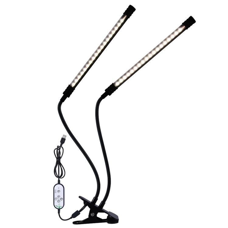 LED Plant Lamp Full Spectroscopy Natural White Remote Control Dimming Plant Growth Lamp, 9W Single Head, 18W Double Head, 27W Three Head, 36W Four Head