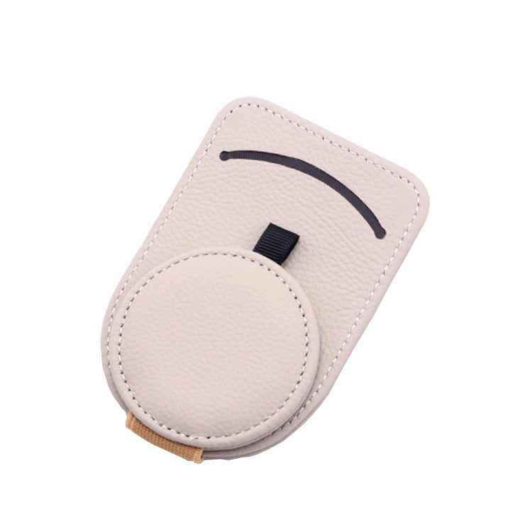 538 Car Glasses Clip Car Sun Visor Card Storage Clip, Black, Red, Gray, Beige, Brown