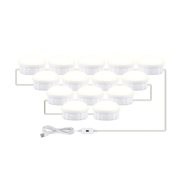 LED Makeup Mirror Light Beauty Fill Light Hand Sweep Sensor Mirror Front Light, 2 Bulbs, 6 Bulbs, 10 Bulbs, 14 Bulbs