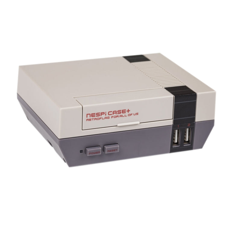 حافظة ريترو فلاج NESPi+، صندوق وحدة تحكم ألعاب مع مؤشر LED لجهاز Raspberry Pi، حافظة ريترو فلاج NESPi+