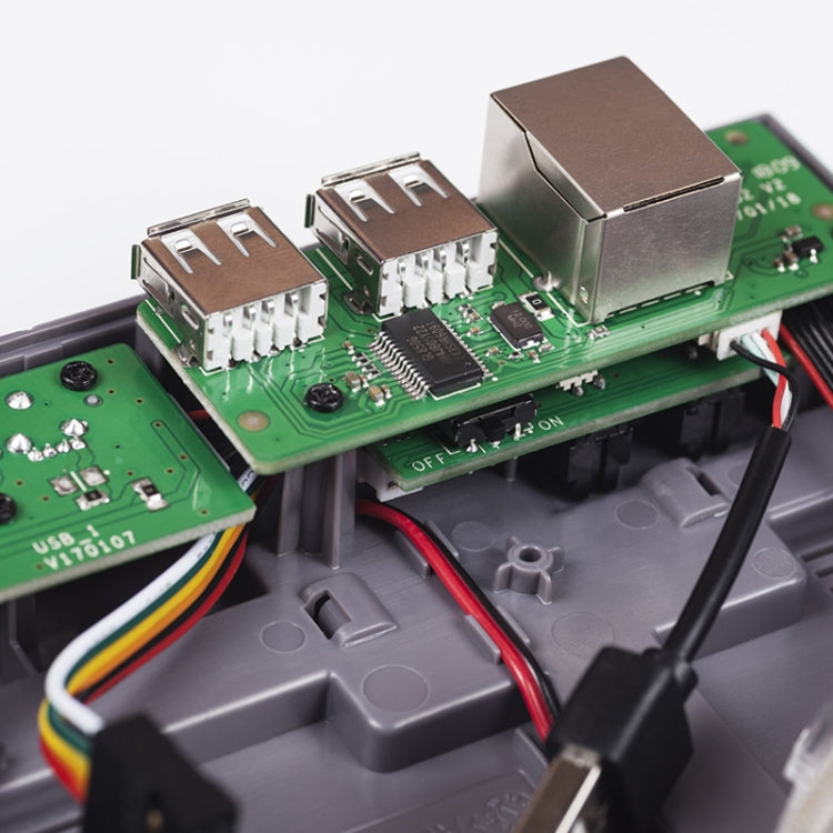 حافظة ريترو فلاج NESPi+، صندوق وحدة تحكم ألعاب مع مؤشر LED لجهاز Raspberry Pi، حافظة ريترو فلاج NESPi+