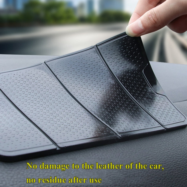 2 PCS R-1337 Multifunctional Folding Bracket Car Center Console Adhesive Bracket Mobile Phone Anti-Slip Mat Storage Mat, R-1337