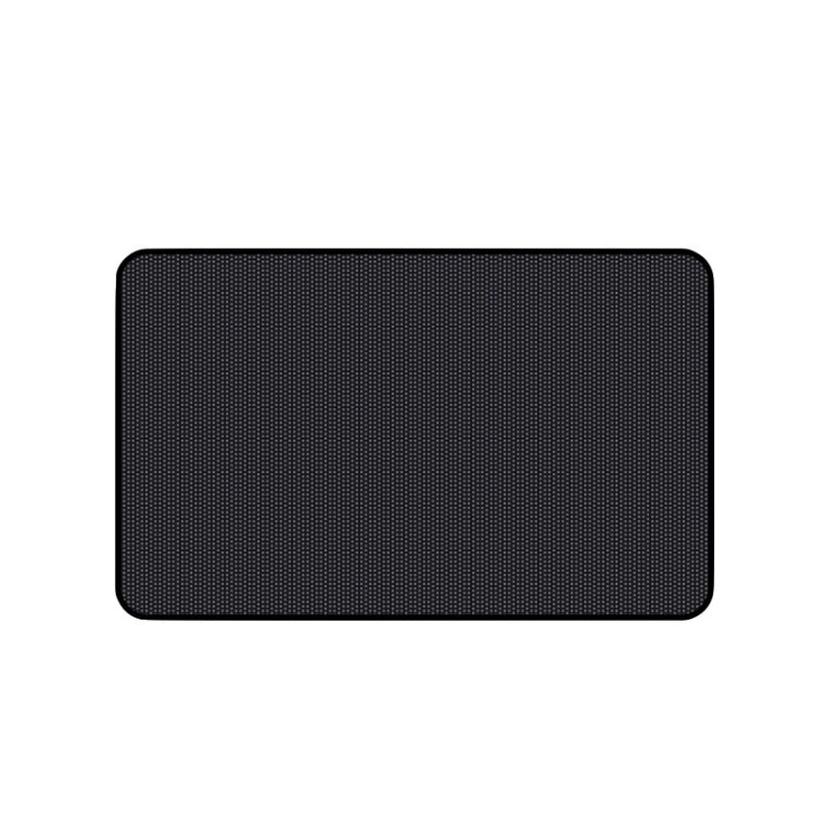 4 PCS Net Yarn Magnetic Suction Type Car Sunshade Curtain, Front Row Arc, Back Row Square, Thick Front Row Arc, Thick Back Row Square