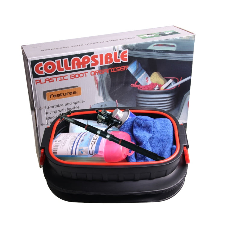 18L Folding Trash Can Telescopic Storage Box Storage Bucket Folding Water Bucket, Folding Trash Can