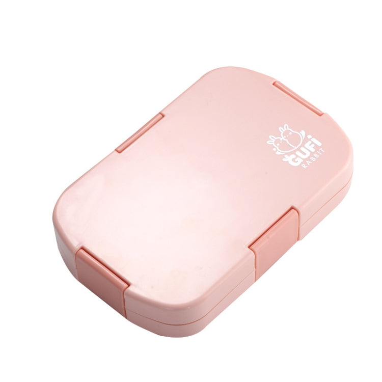 XINGCHENG XC-451 Microwave Student Lunch Box Plastic Compartment Portable Lunch Box, Blue, Pink