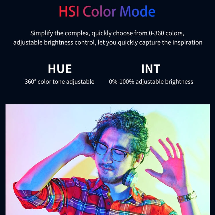 Ulanzi VIJIM VL196 Pocket Portable Full Color RGB Fill Light Hand-Held Photography Live Light, VL196