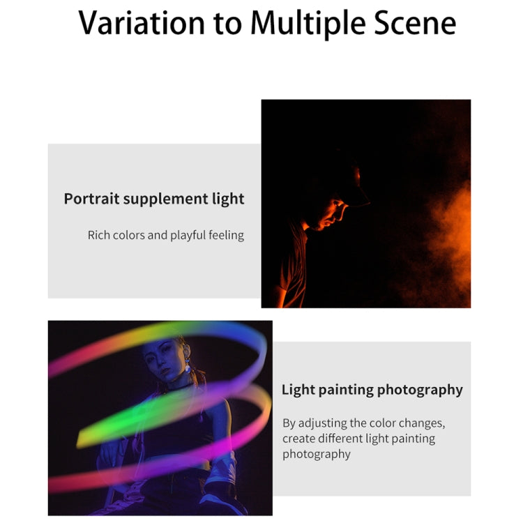 Ulanzi VIJIM VL196 Pocket Portable Full Color RGB Fill Light Hand-Held Photography Live Light, VL196
