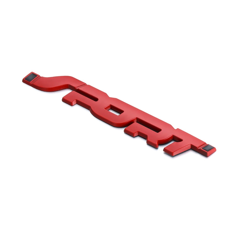 6 PCS Metal 3D Stereo Car Sticker Modified Sport Tail Sticker Body Sticker