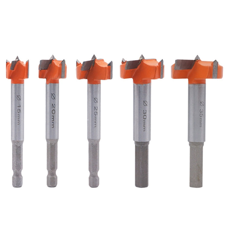 5 PCS / Set Woodworking Hole Opener Hinge Stone Cream Board Wood Take-Hole Door Window With Collar Woodworking Flat Drill Bit, 5 PCS / Set Woodworking Hole Opener