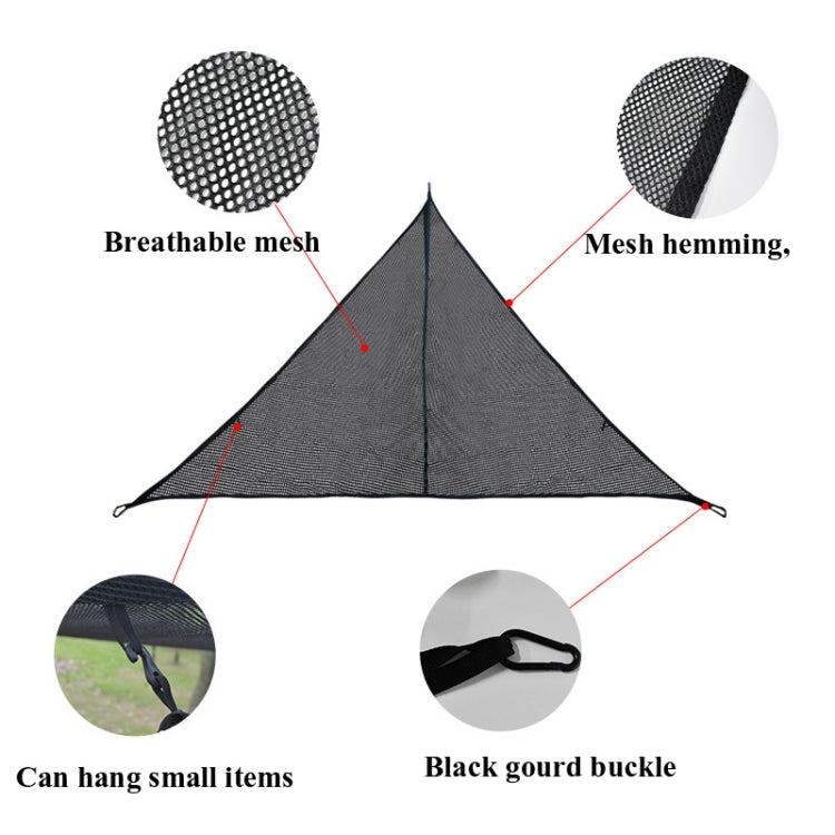 Outdoor Multi-person Hammock Large Sky Tree Tent Aerial Camping Hammock Triangle Hammock,