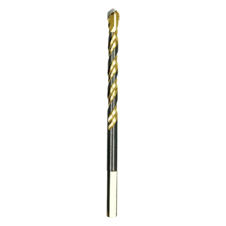 6mm Titanium-Plated King Drill Porcelain Brick Glass Brick Drill Punched Twist Triangle Drill, 6mm, 8mm, 10mm, 12mm, 6mm+8mm+10mm+12mm, 6mm+6mm+8mm+10mm+12mm