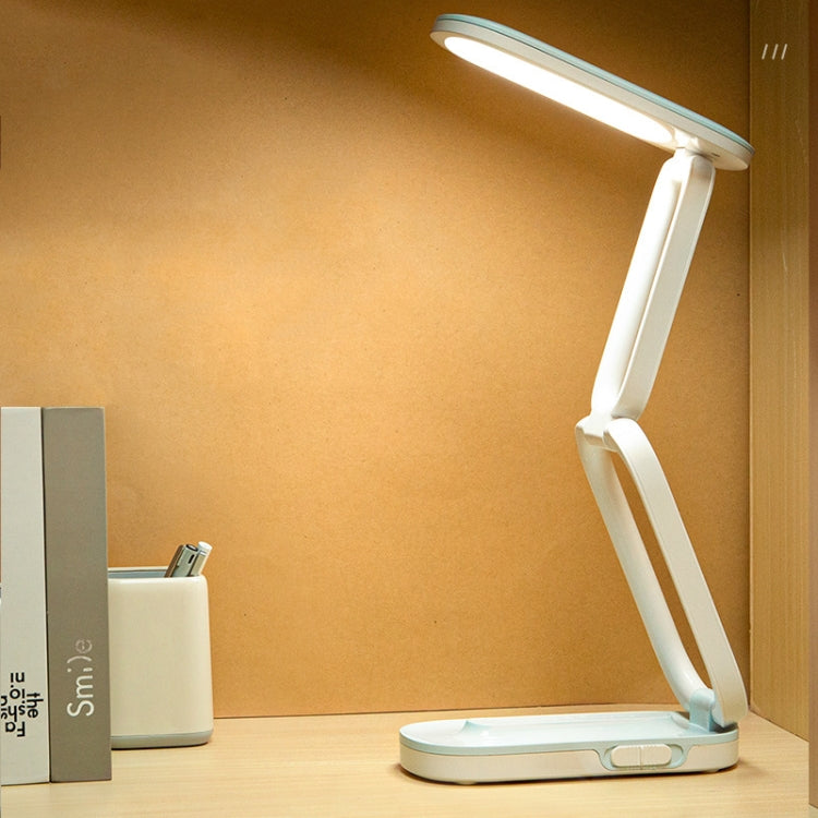 YAGE T125 LED Desk Lamp USB Foldable Reading Eye Light, Porcelain White, Blue White, Pink White
