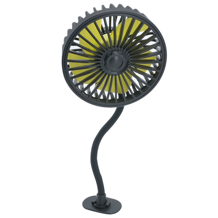 F408 Car Silicone Hose Fan Multi-Angle Adjustment USB Fan, F408