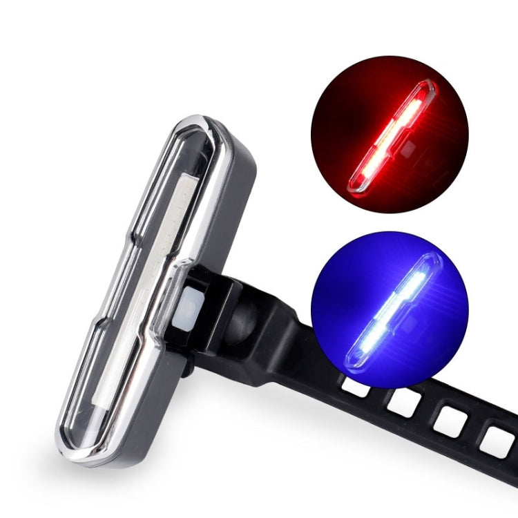 Bicycle Light USB Charging LED Warning Light Night Riding COB Tail Light, Specification: