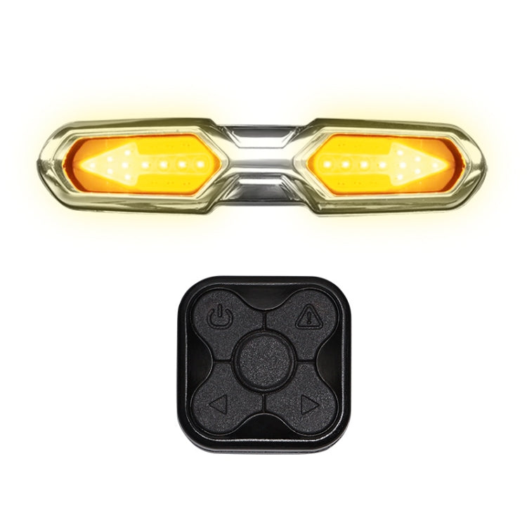 Bicycle Smart Wireless Remote Control Riding Steering Warning Tail Light