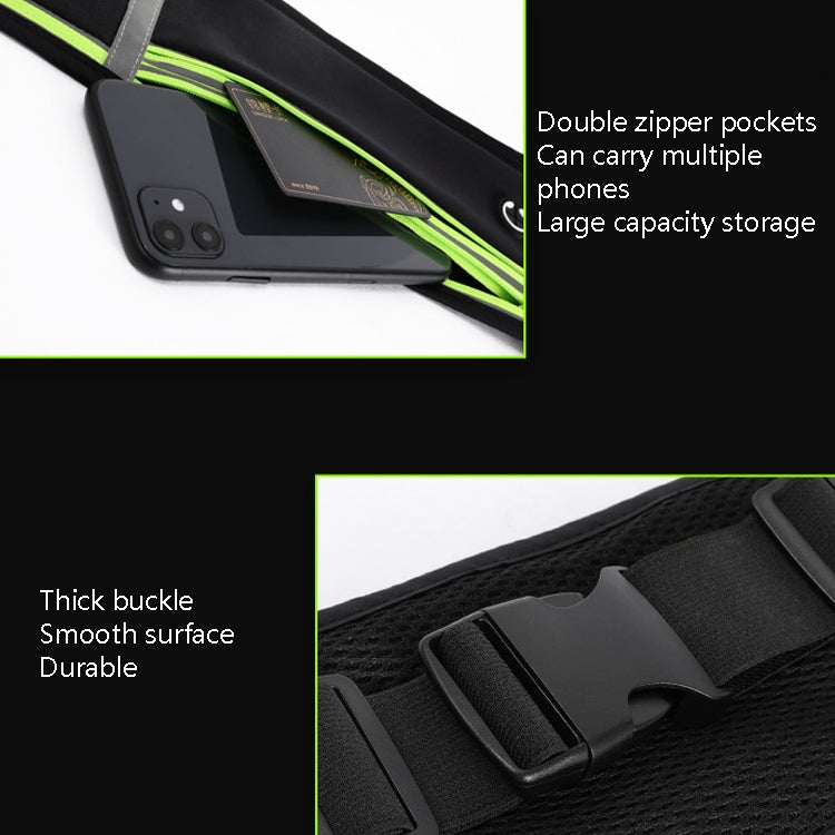MF-008 Outdoor Sports Fitness Waterproof Waist Bag Phone Pocket, Style: