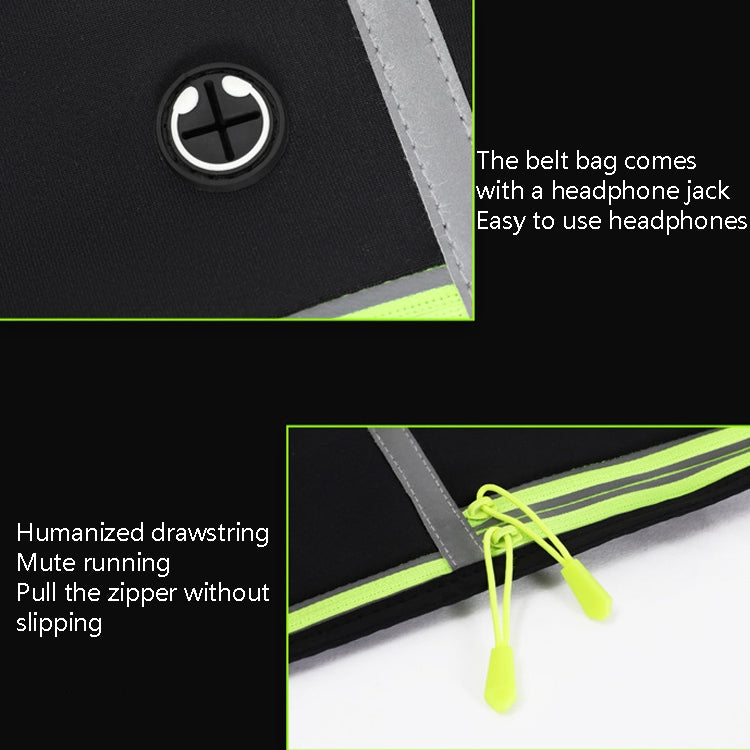 MF-008 Outdoor Sports Fitness Waterproof Waist Bag Phone Pocket, Style: