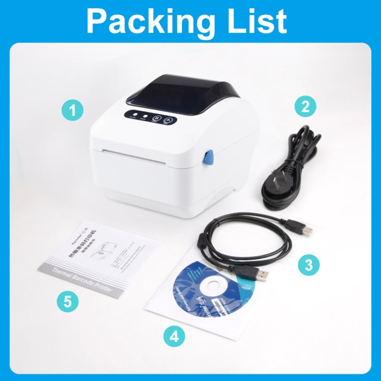 Xprinter XP-320B 80mm Thermal Barcode Supermarket Cashier Label Printer