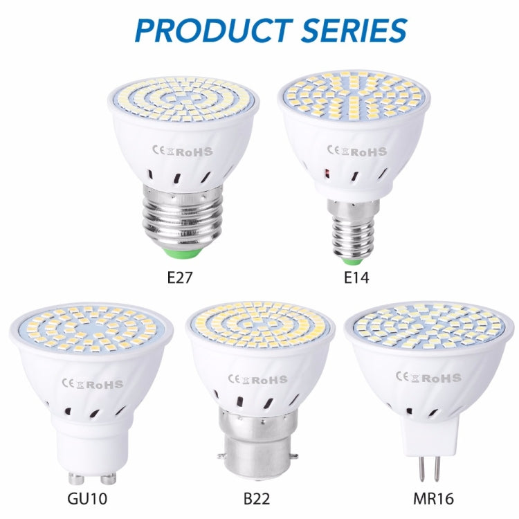 LED Concentrating Plastic Lamp Cup Household Energy-saving Spotlight, 7W E14 60 LEDs, 7W E27 60 LEDs
