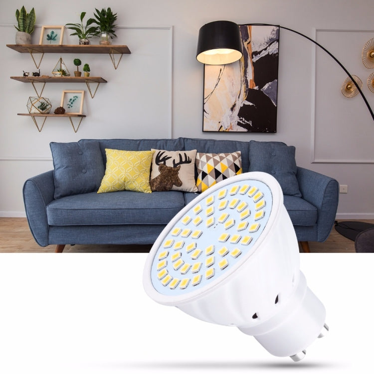 LED Concentrating Plastic Lamp Cup Household Energy-saving Spotlight, 7W E14 60 LEDs, 7W E27 60 LEDs