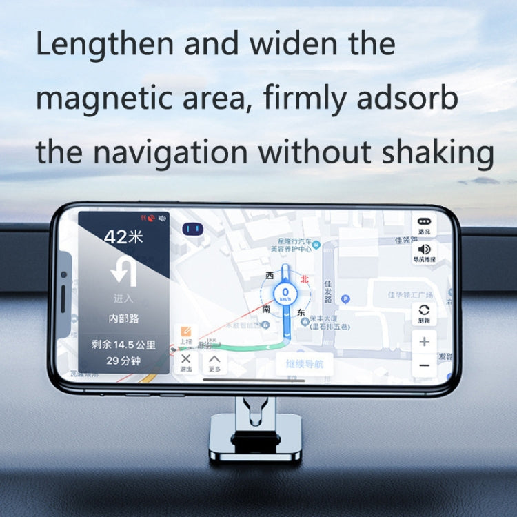 2 PCS Multifunctional Car Phone Holder Magnetic Suction Instrument Panel Navigation Suction Cup Holder, S17 Black, S17 Silver, F6 Black, F6 Silver, F6 Rose Gold, F16 Silver