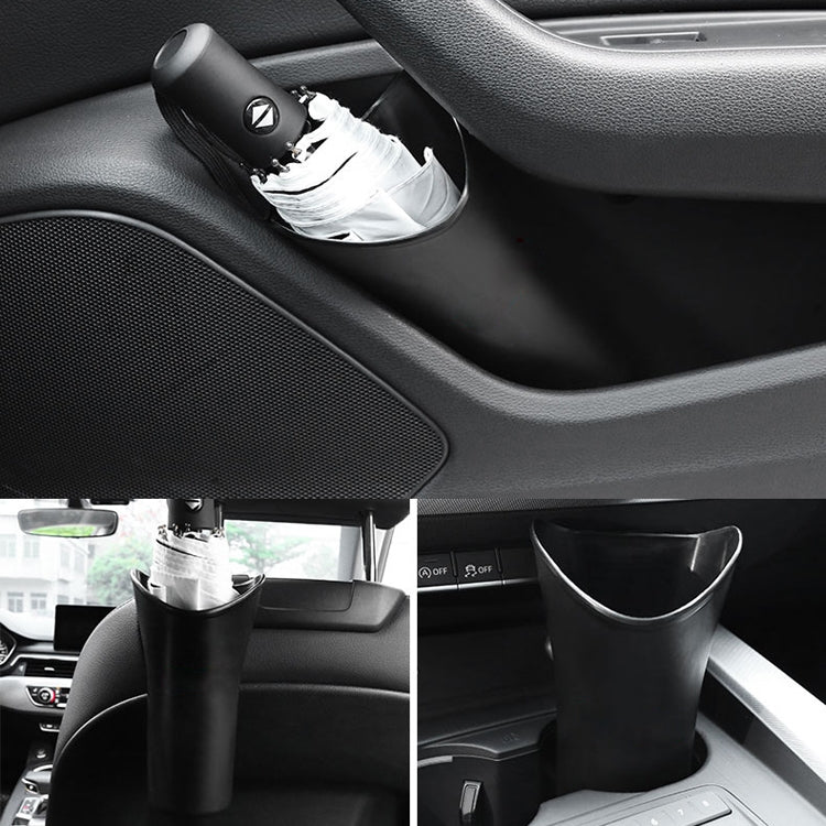 Car Umbrella Holder Waterproof Storage Bucket With Hook Clip, Car Umbrella Storage Bucket